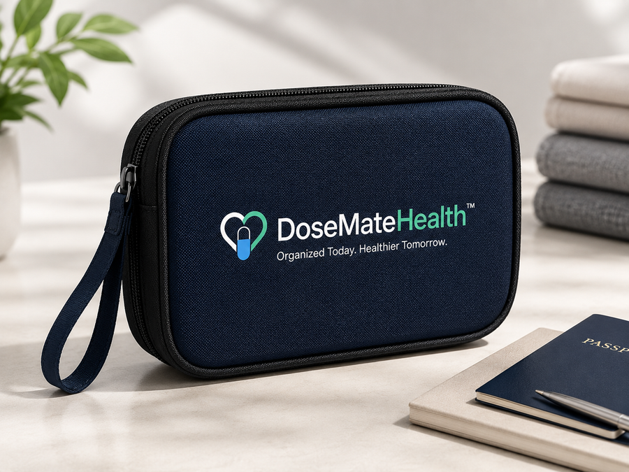 DoseMateHealth™ Travel Organizer Case