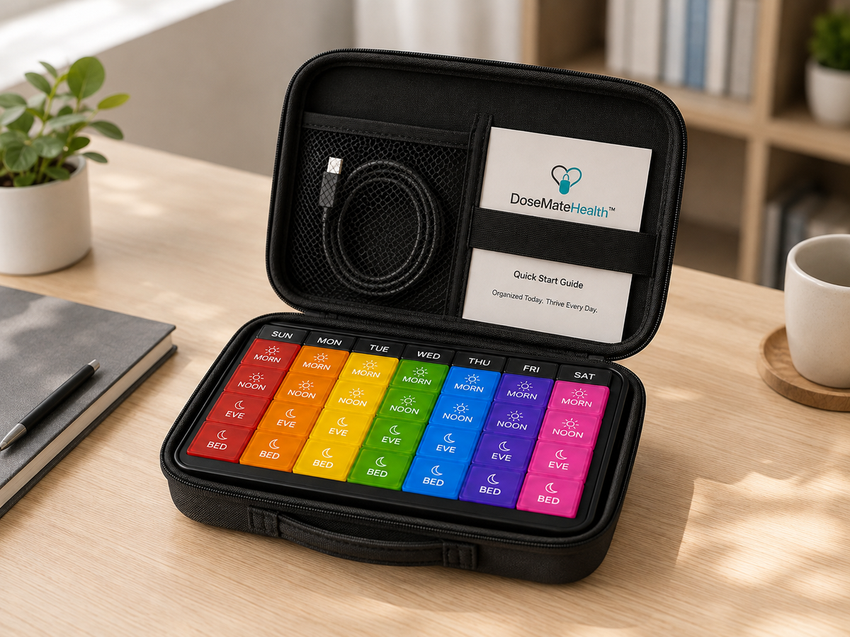 DoseMateHealth Smart Pill Organizer